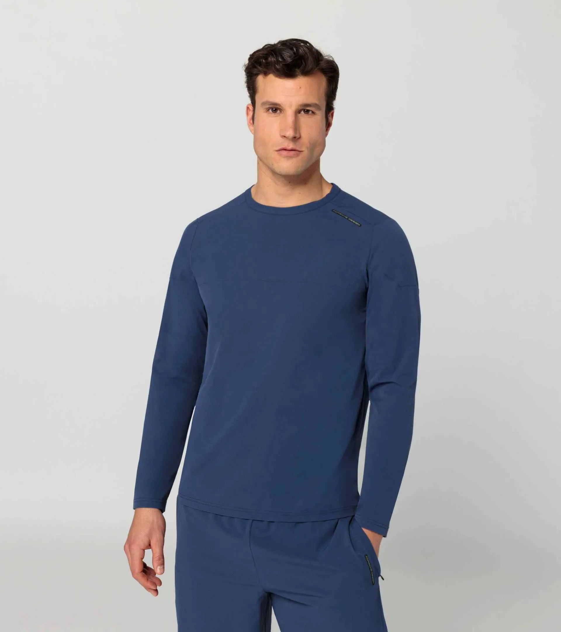 Porsche Design Active Longsleeve Persian Blue Cheap