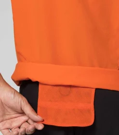 Porsche Design Active Polo Shirt Firecracker Orange Best