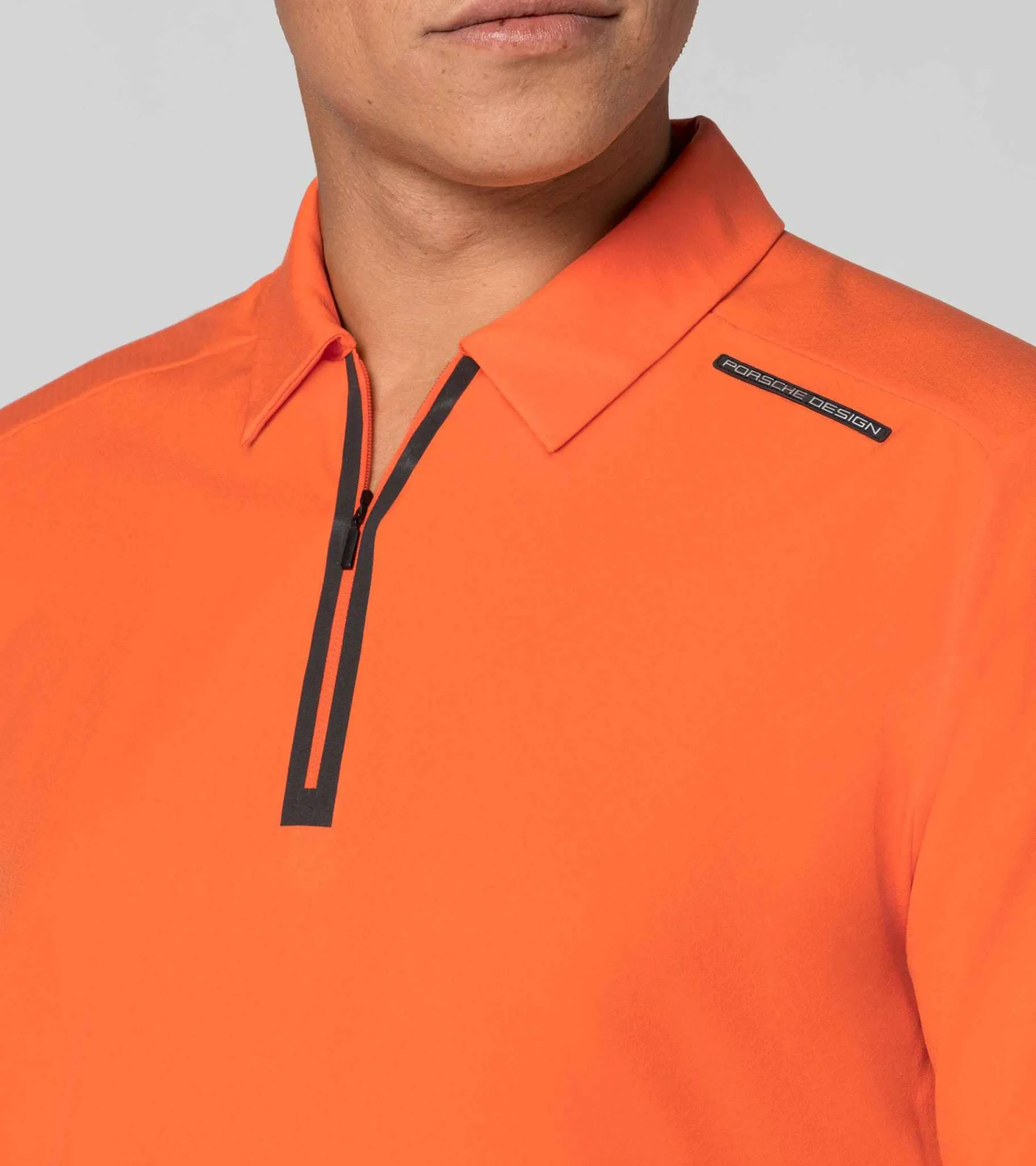 Porsche Design Active Polo Shirt Firecracker Orange Best