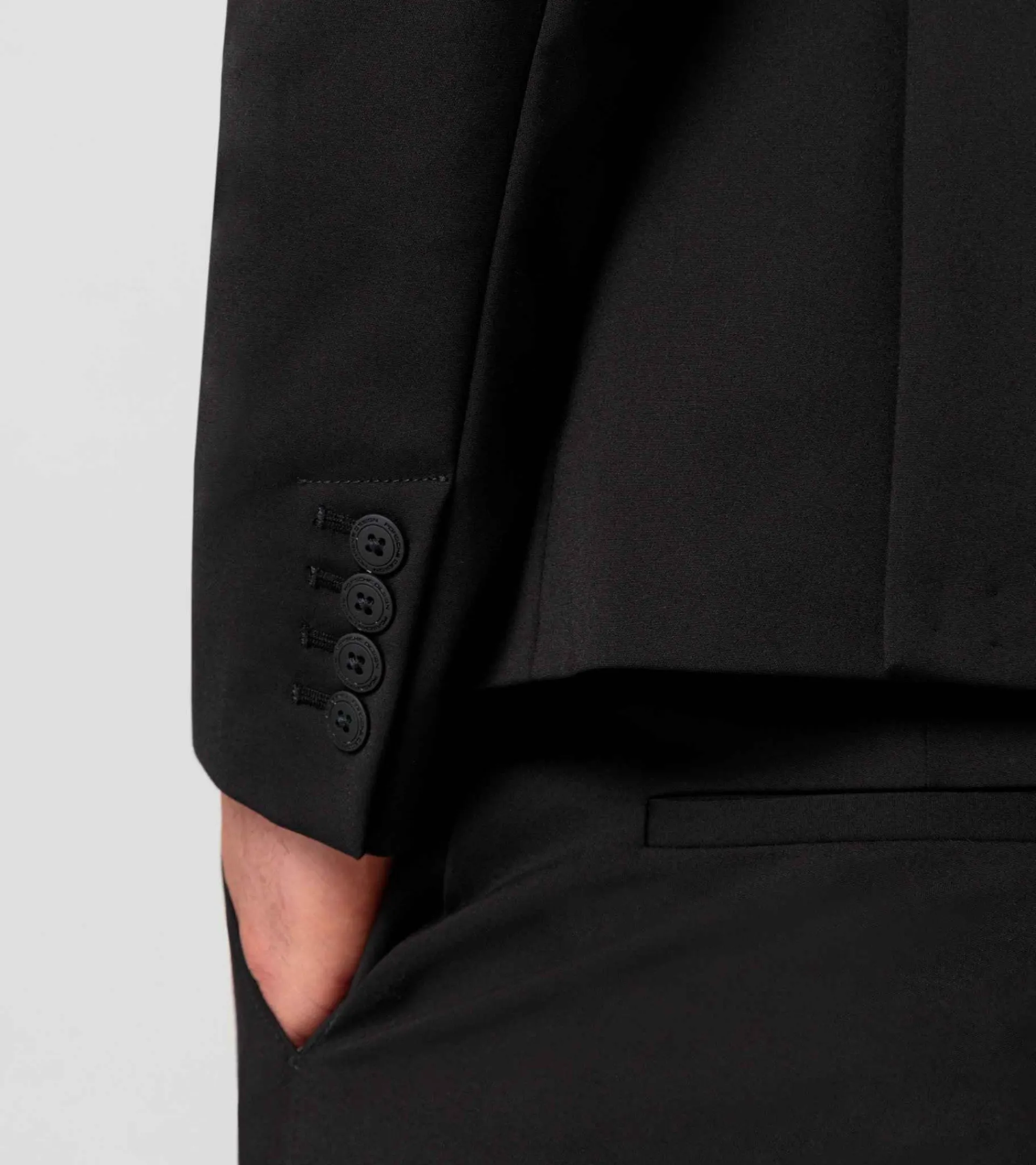 Porsche Design Athleisure Blazer Jet Black Flash Sale