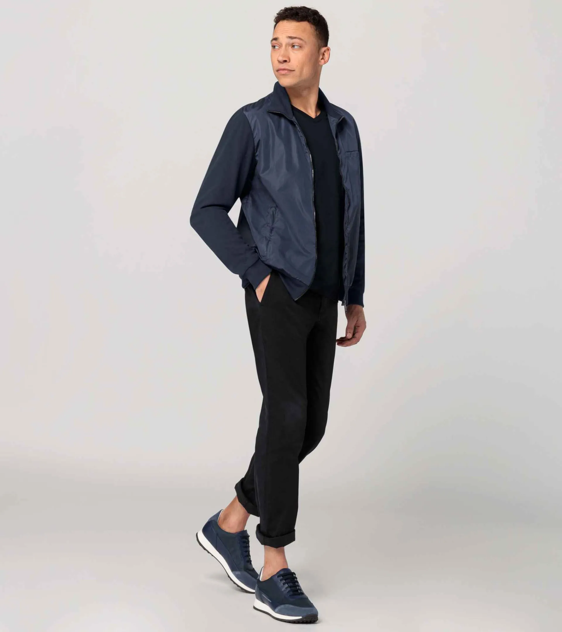 Porsche Design Athleisure Cardigan Navy Blazer Cheap