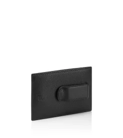 Porsche Design Business Card Holder 2 With Money Clip Black Best Sale