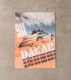 Porsche Design Conjunto De Posteres - 911 Dakar Mehrfarbig Best
