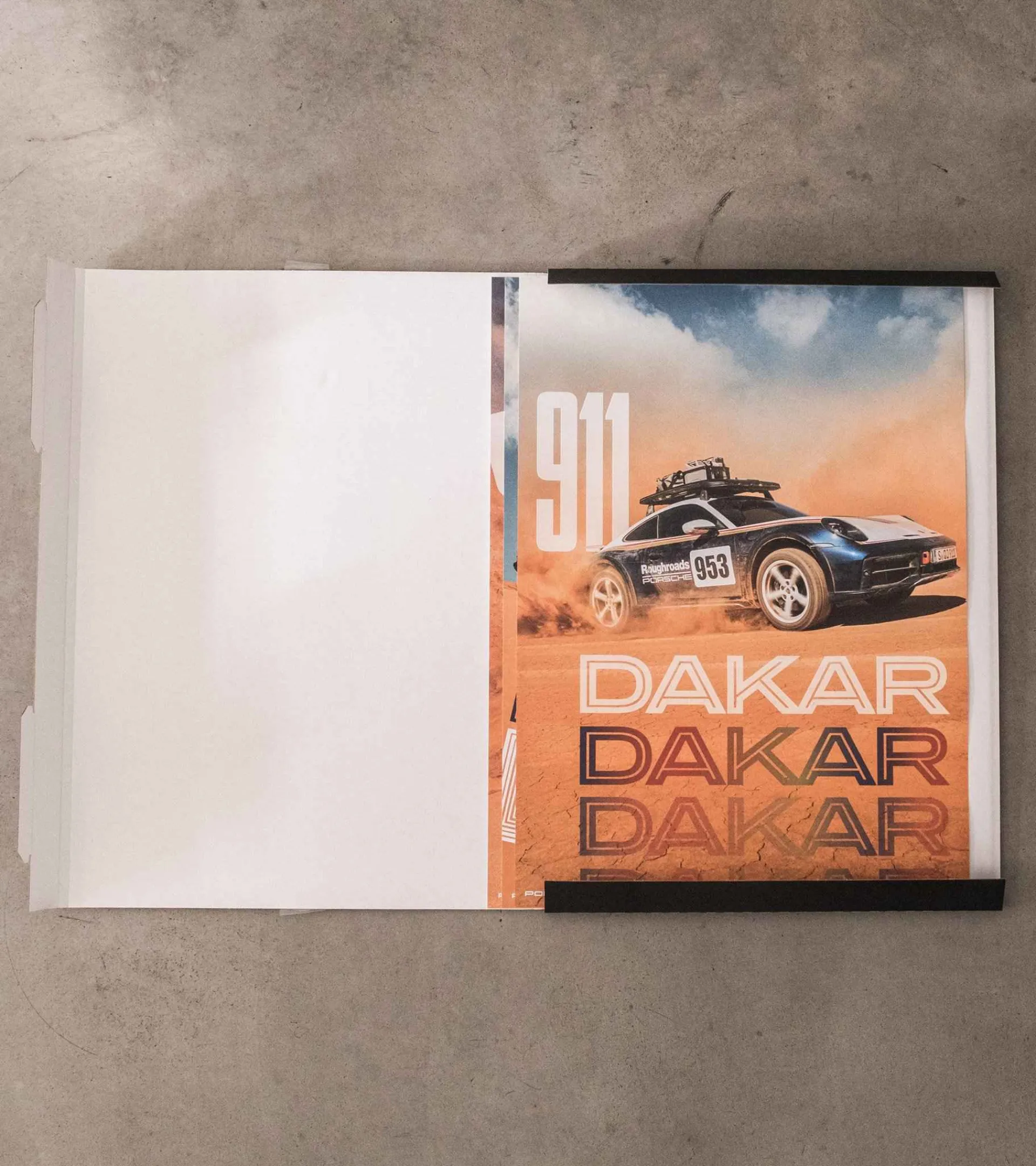 Porsche Design Conjunto De Posteres - 911 Dakar Mehrfarbig Best