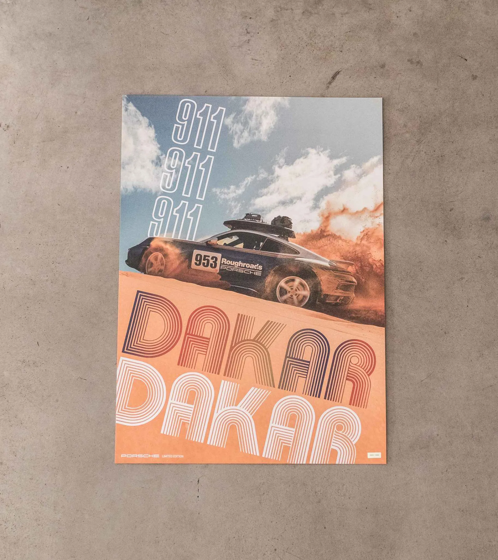 Porsche Design Conjunto De Posteres - 911 Dakar Mehrfarbig Best
