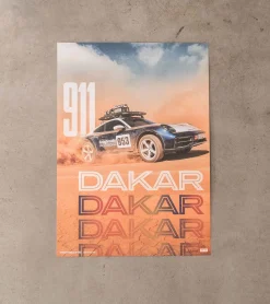 Porsche Design Conjunto De Posteres - 911 Dakar Mehrfarbig Best