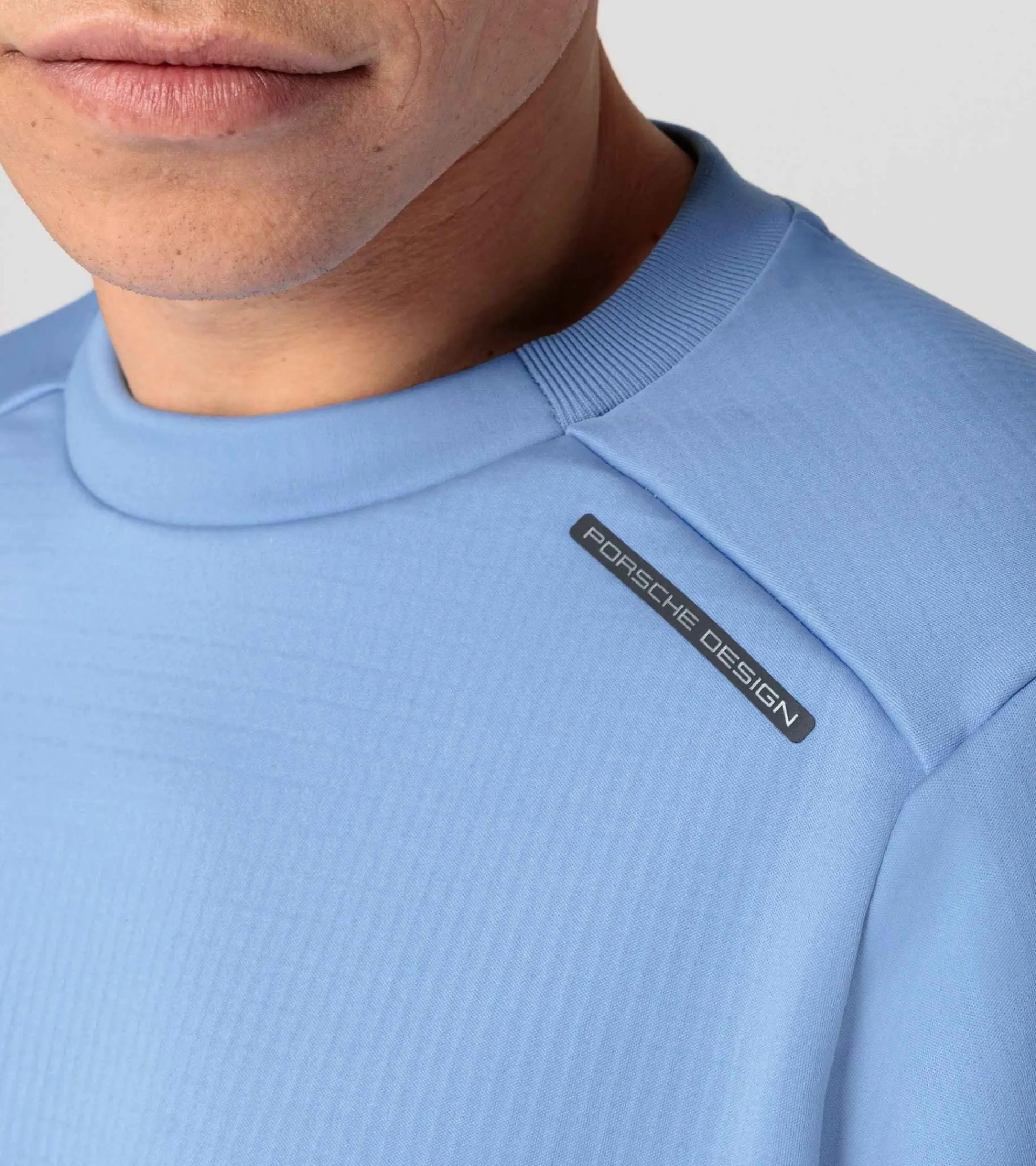 Porsche Design Crew Neck Sweater Blissful Blue Sale