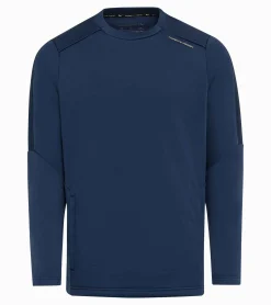 Porsche Design Crew Neck Sweater Persian Blue Best