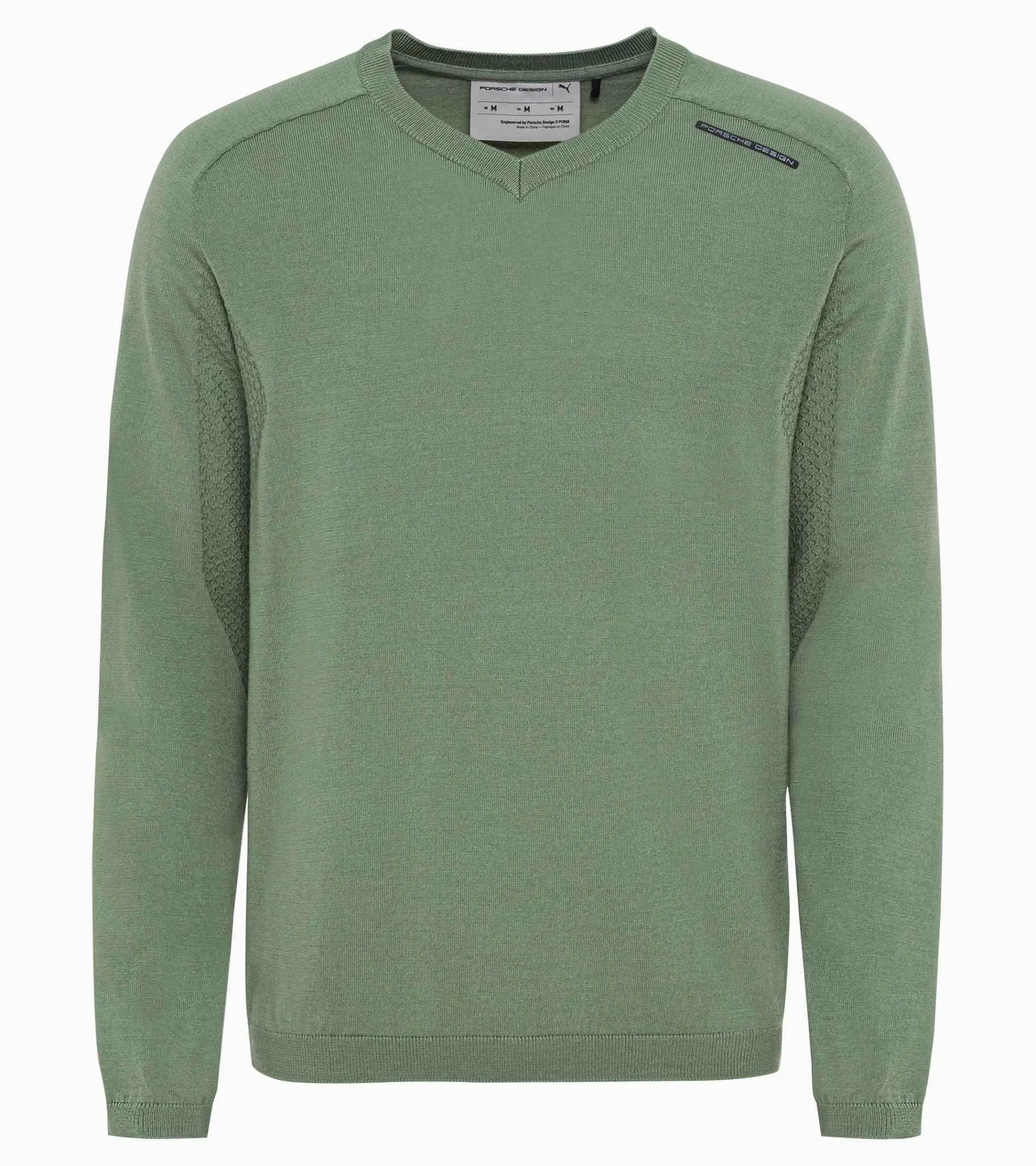 Porsche Design Evoknit® V-Neck Pullover Dusty Green Shop