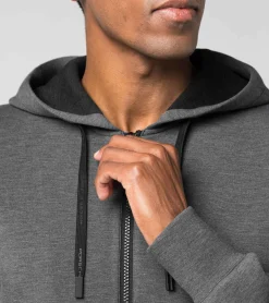 Porsche Design 24H Hooded Casaco De Treino Dark Grey Melange Fashion