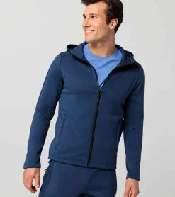 Porsche Design Hooded Sweat Jacket Persian Blue Flash Sale