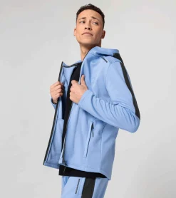 Porsche Design Hooded Sweat Jacket Blissful Blue Cheap