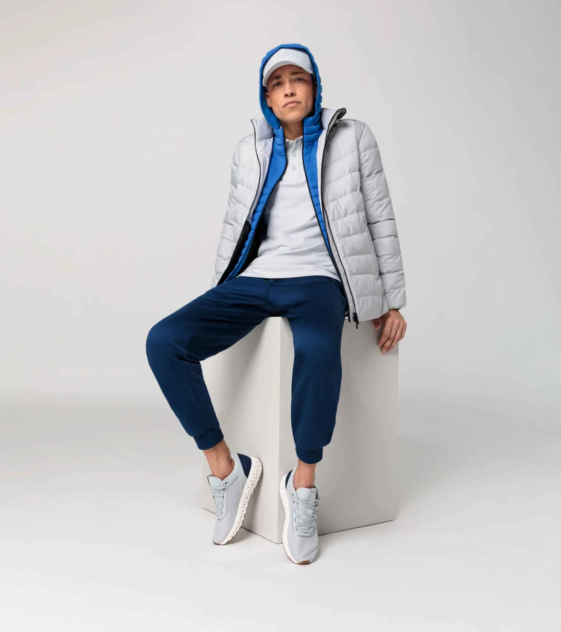 Porsche Design Light Packable Jacket Ash Grey New