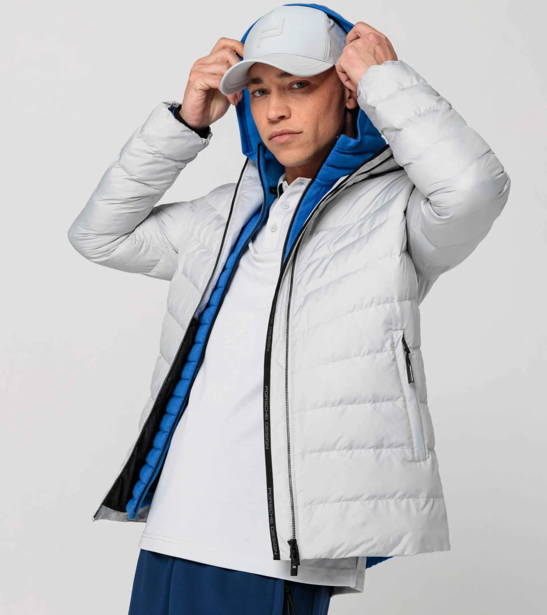 Porsche Design Light Packable Jacket Ash Grey New