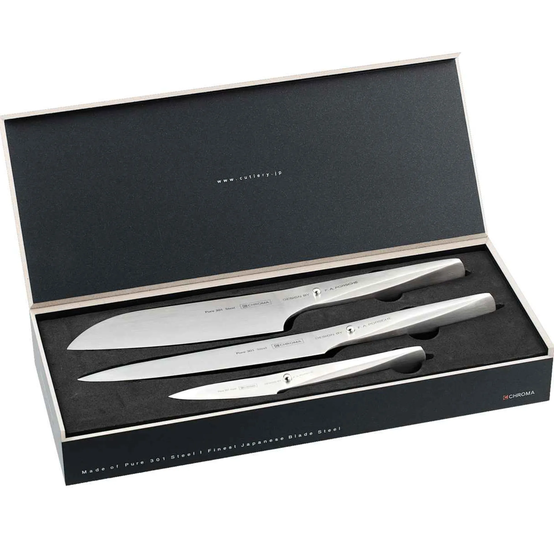 Porsche Design P529 Consisting Of P05 + P02 + P09 Conjunto De Trinchar Outlet