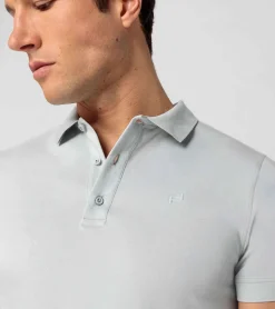 Porsche Design Pd Icon Polo Shirt Ash Gray New