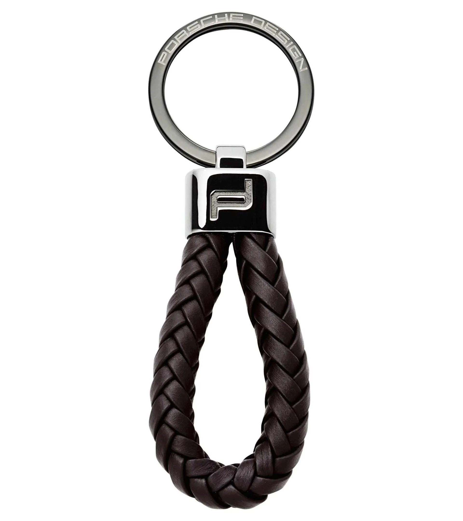 Porsche Design Porta-Chaves Leather Cord Dark Brown Cheap