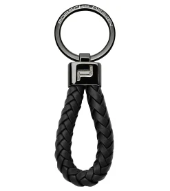Porsche Design Porta-Chaves Leather Cord Black Cheap