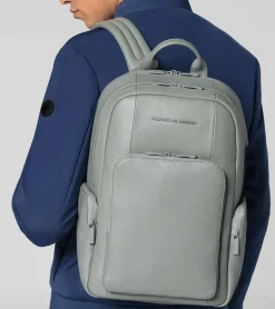Porsche Design Roadster Leather Backpack M1 Grey Hot