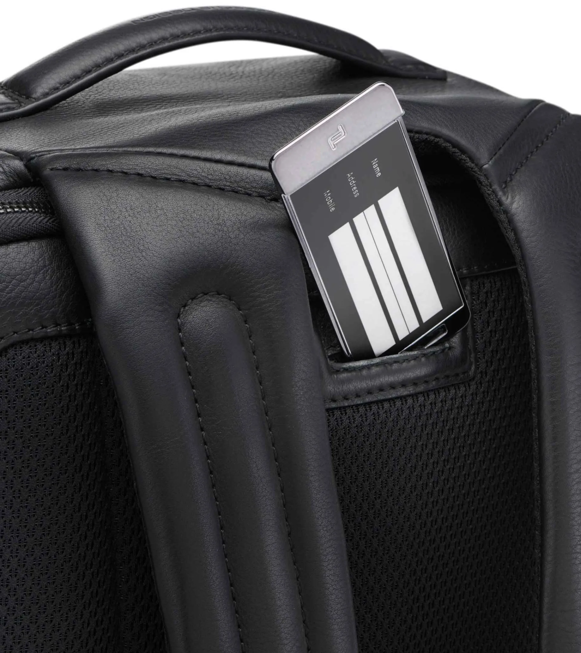 Porsche Design Roadster Leather Mochila M Black Best