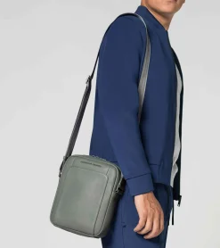Porsche Design Roadster Leather Shoulderbag Xs Grey Sale