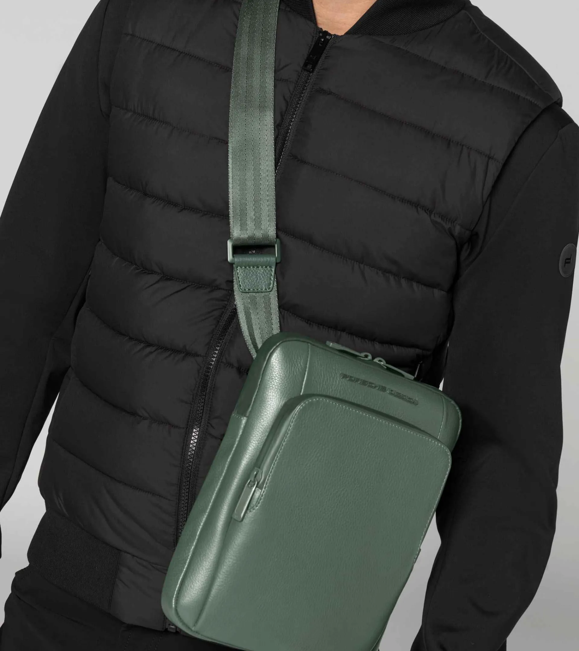 Porsche Design Roadster Leather Shoulderbag S Cedar Green Sale