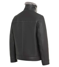 Porsche Design Shearling Casaco Pavement Grey Cheap