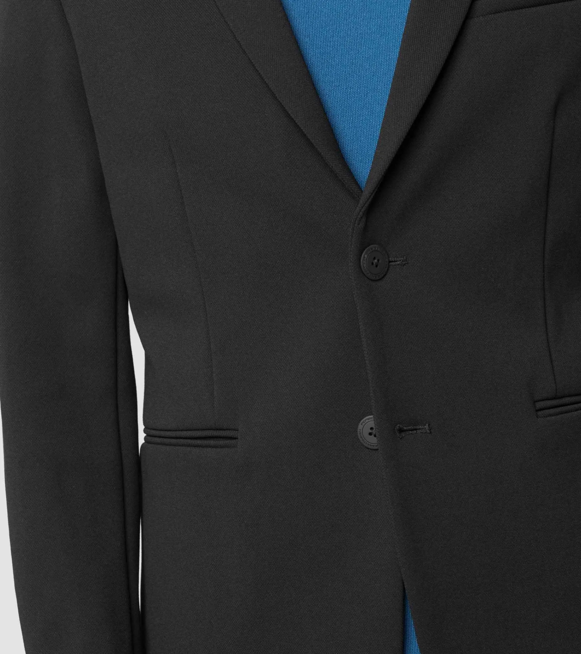 Porsche Design Striped Detailed Driving Knit Blazer Jet Black Flash Sale