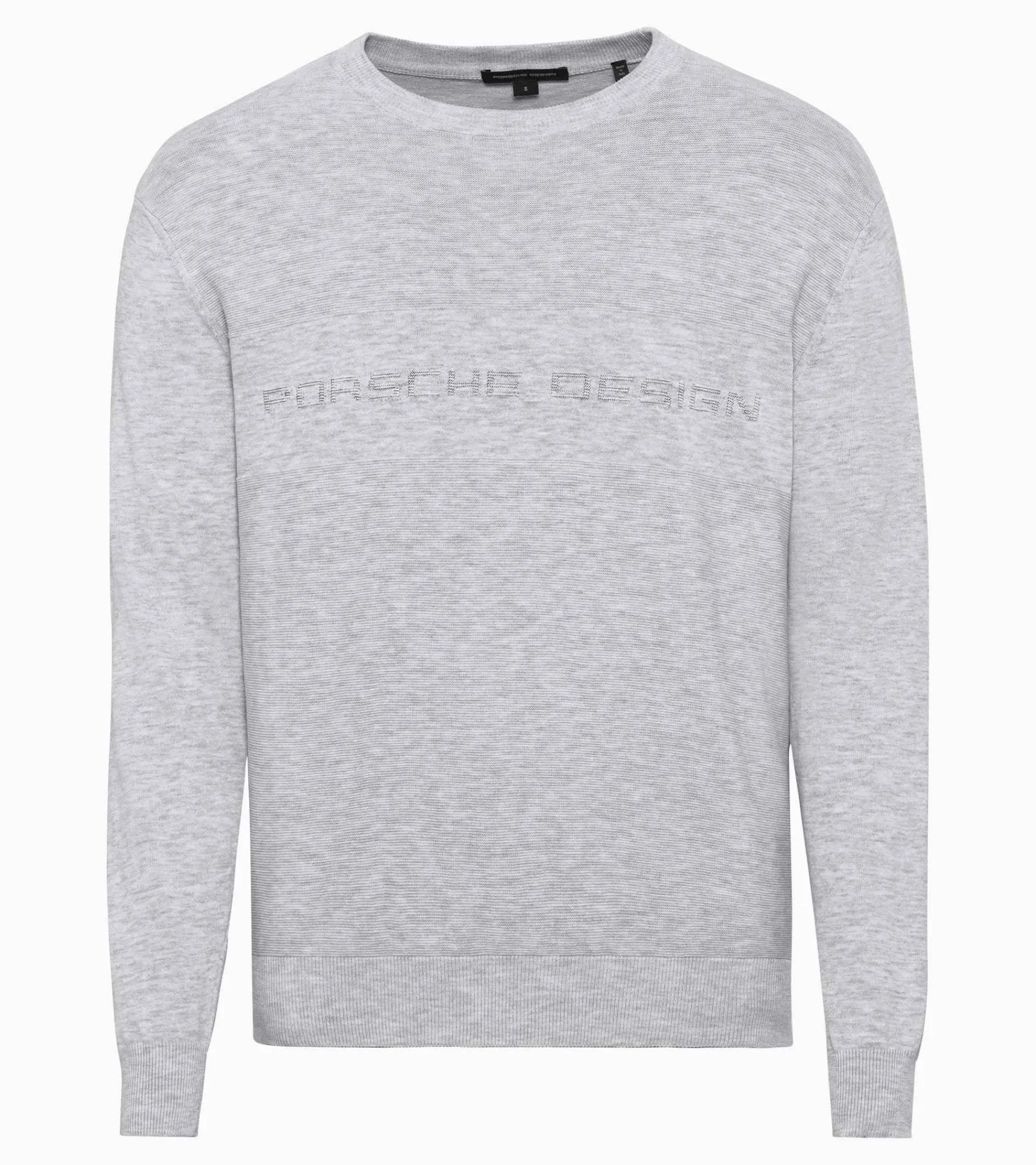 Porsche Design Sueter Com Logotipo Jacquard Bright White Melange Sale