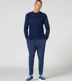 Porsche Design Sueter Com Logotipo Jacquard Blue Depths Shop