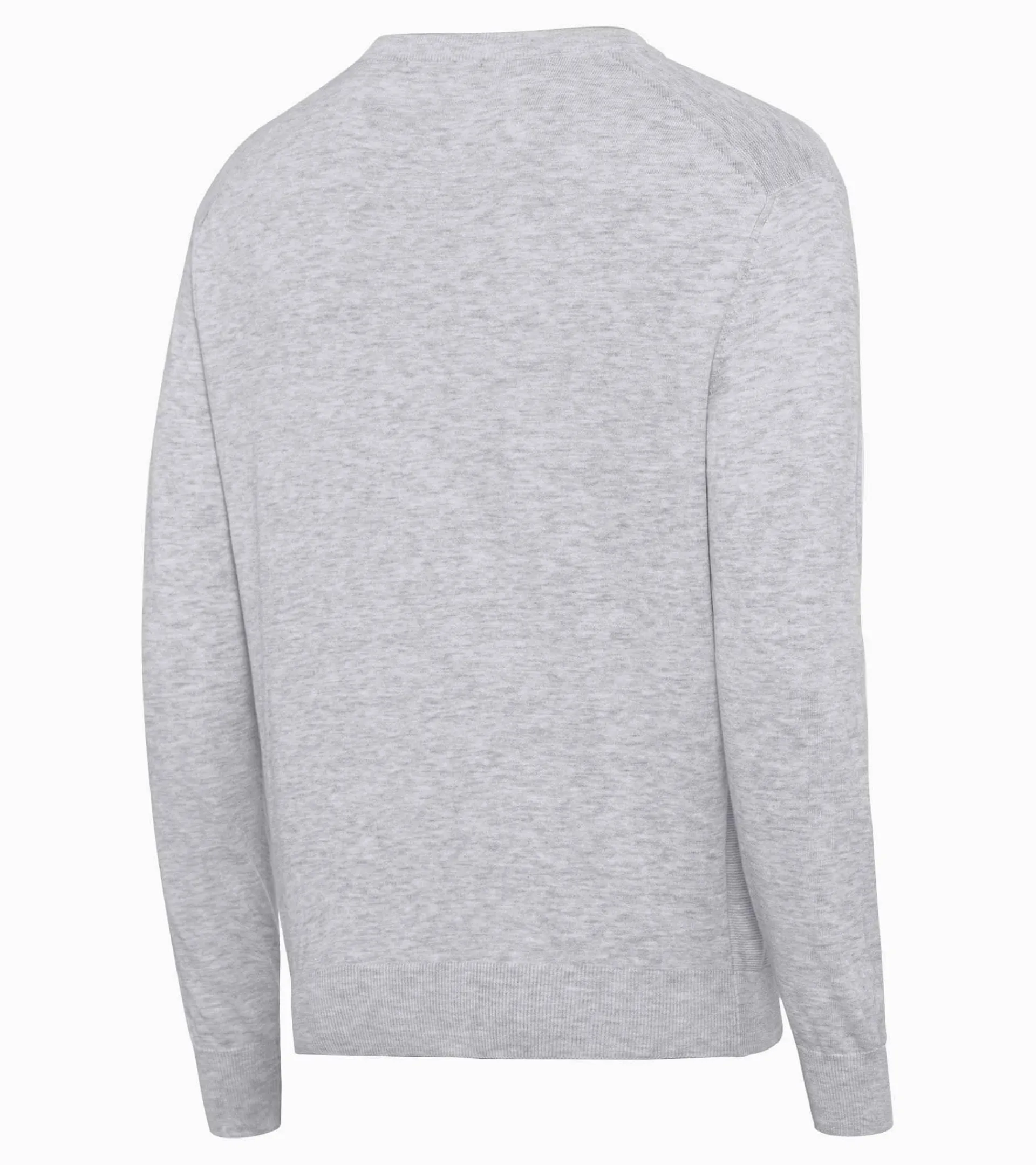 Porsche Design Sueter Com Logotipo Jacquard Bright White Melange Clearance