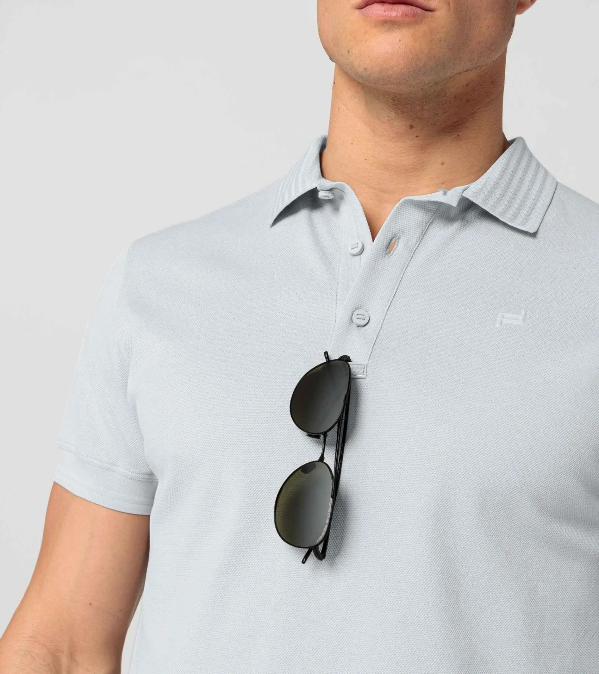 Porsche Design Tec Flex Polo Shirt Ash Gray Outlet