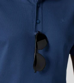 Porsche Design Tecflex Polo Shirt Blue Depths Clearance