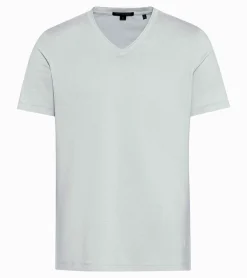 Porsche Design V-Neck T-Shirt Ash Gray Outlet
