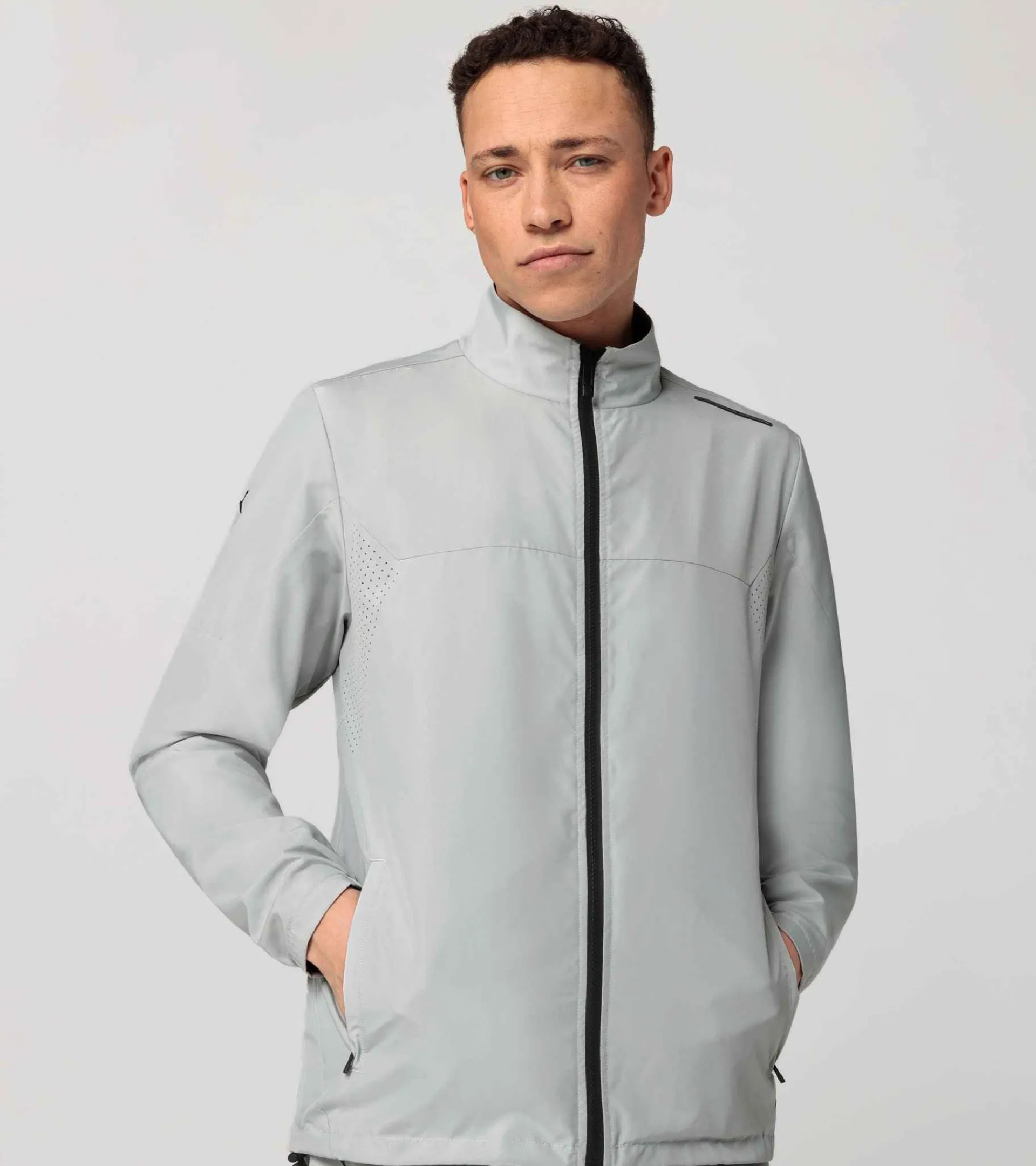 Porsche Design Woven Tech Jacket Ash Grey Online