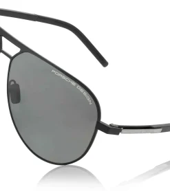 Porsche Design 50Y Óculos De Sol P´8942 (O) Black, Platinum Grey Store